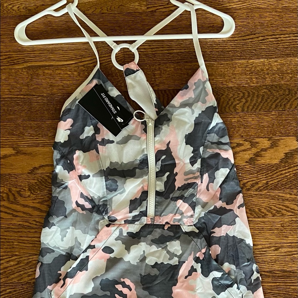 Nike nylon pink camo dress